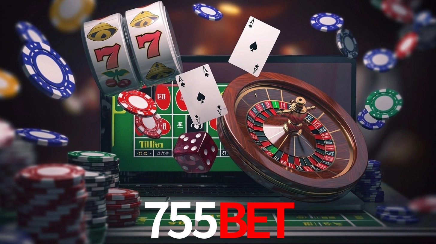 755bet Logo - Bônus com Rollover Justo